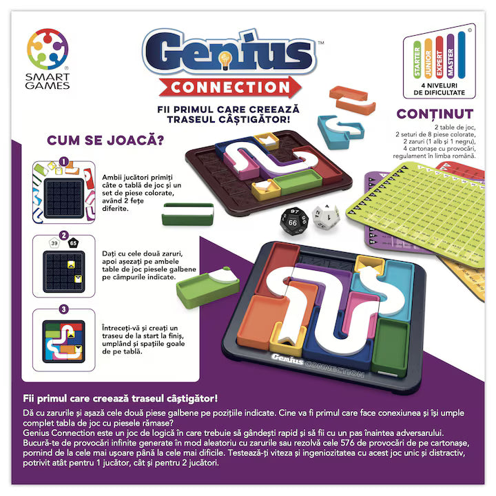 Joc de logica - Genius Connection, Smart Games, 8 + ani