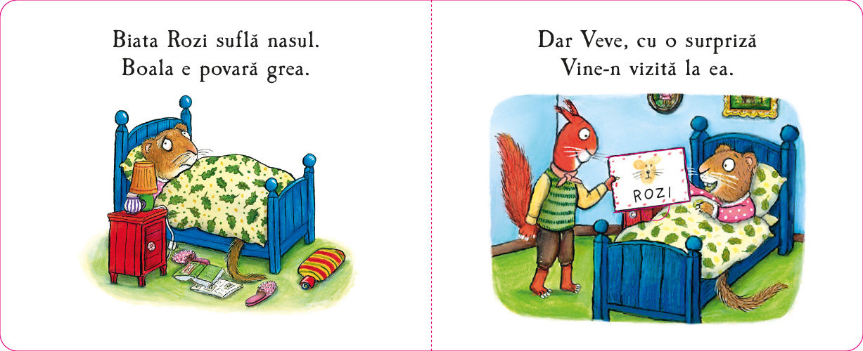 Rozi e răcită
