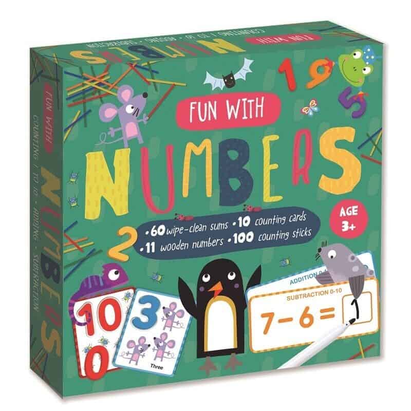 Cutie de invatare a numerelor - Limba Engleza, + 4 ani