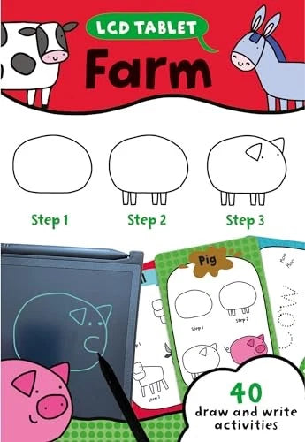 TABLET & FLASHCARD SET - FARM ANIMALS