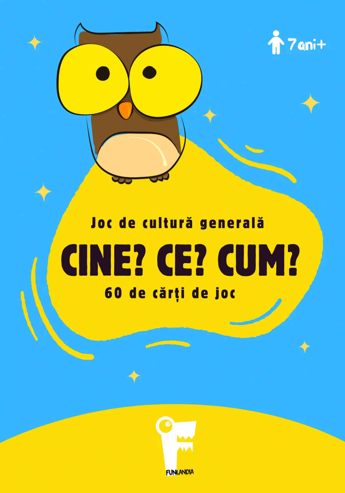 Saculetul cu jocuri - CINE? CE? CUM? Joc de cultura generala, 7 + ani, Funlandia