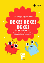 Saculetul cu jocuri - DE CE? 50 de cartonase distractive si educative, 4 + ani, Funlandia