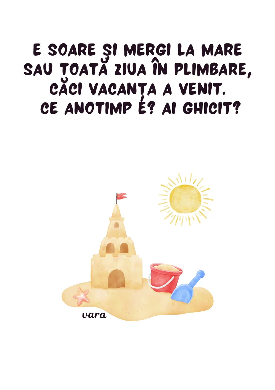 Saculetul cu jocuri - Ghicitori, 45 de cartonase distractive si educative, 3 + ani, Funlandia