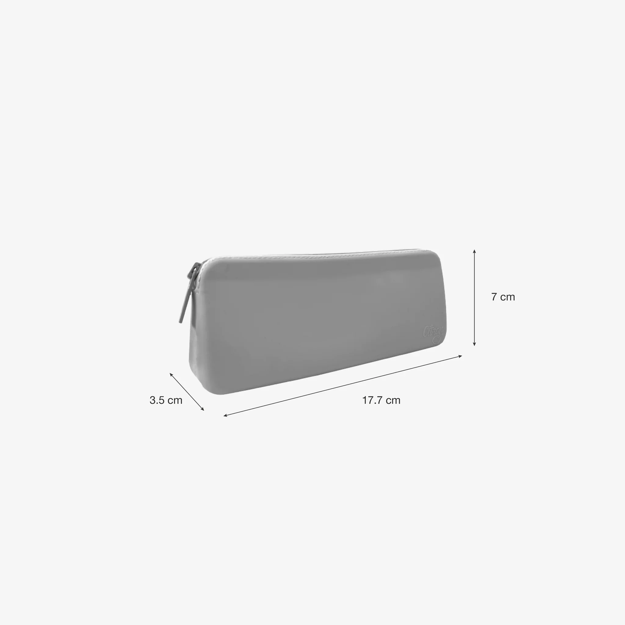 Set tacamuri din otel cu geanta portabila din silicon, caramel, model Tigru
