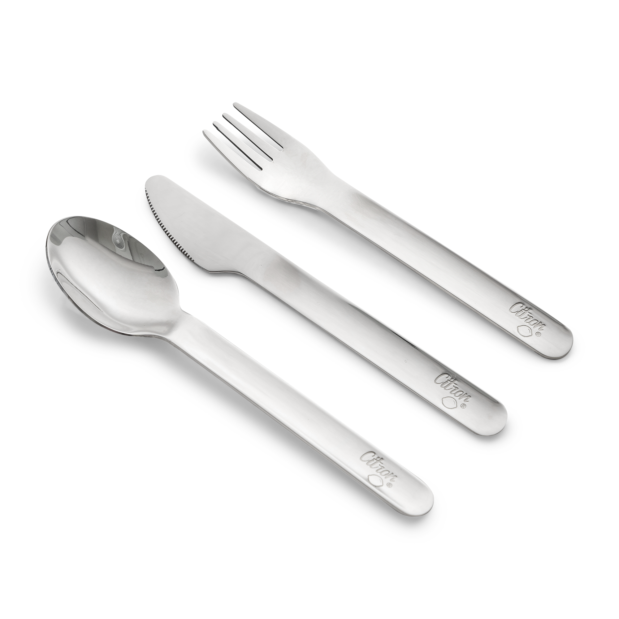 Set Tacâmuri din Inox cu Husă din Silicon cu Fermoar - Verde