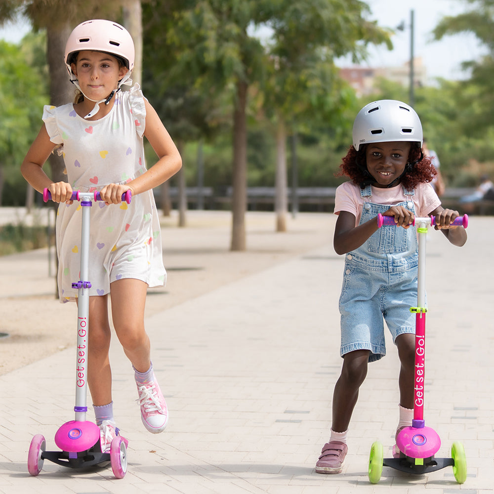 Trotineta pliabila Trunki, Roz, L / 4+ ani