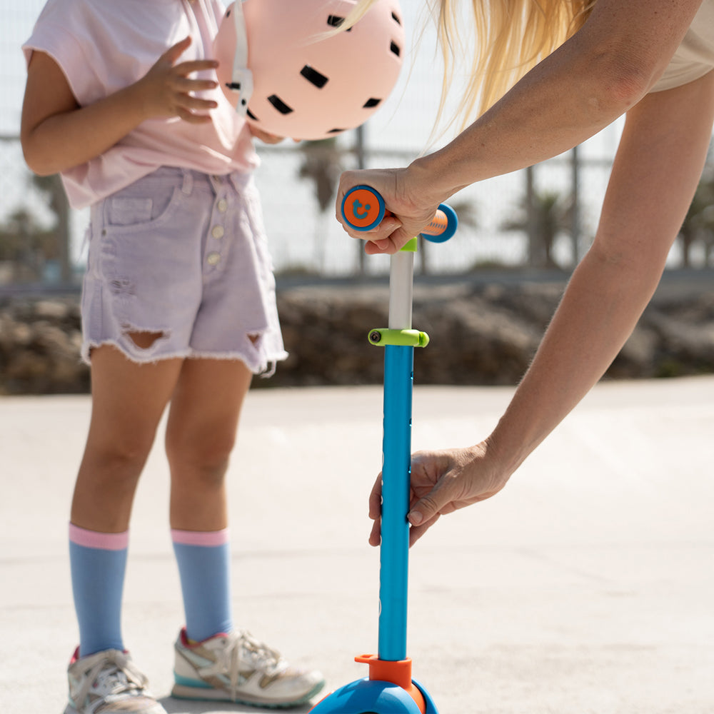 Trotineta pliabila Trunki, Albastru, S / 3+ ani