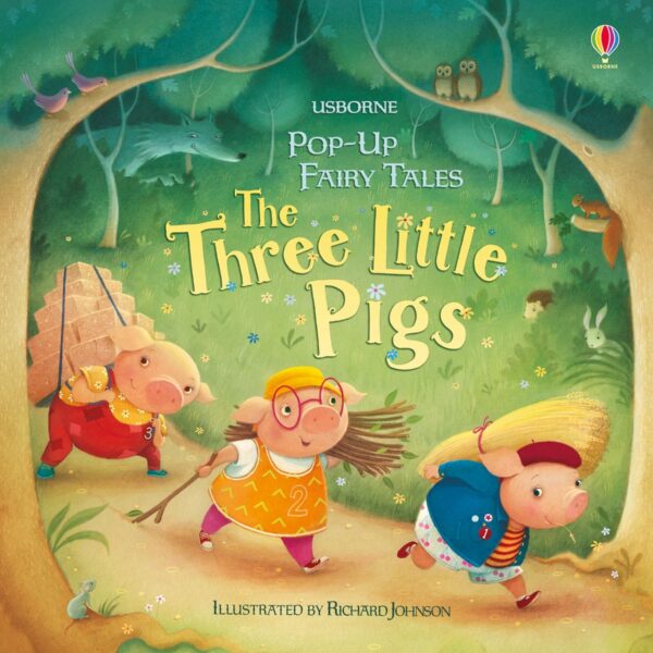 Carte pop-up - The three little pigs 1