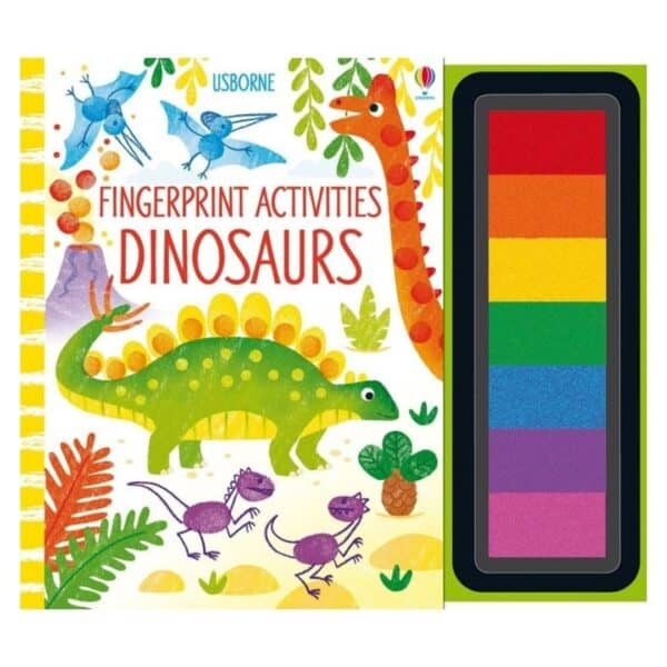Carte de pictat - Fingerprint Activities: Dinosaurs 1