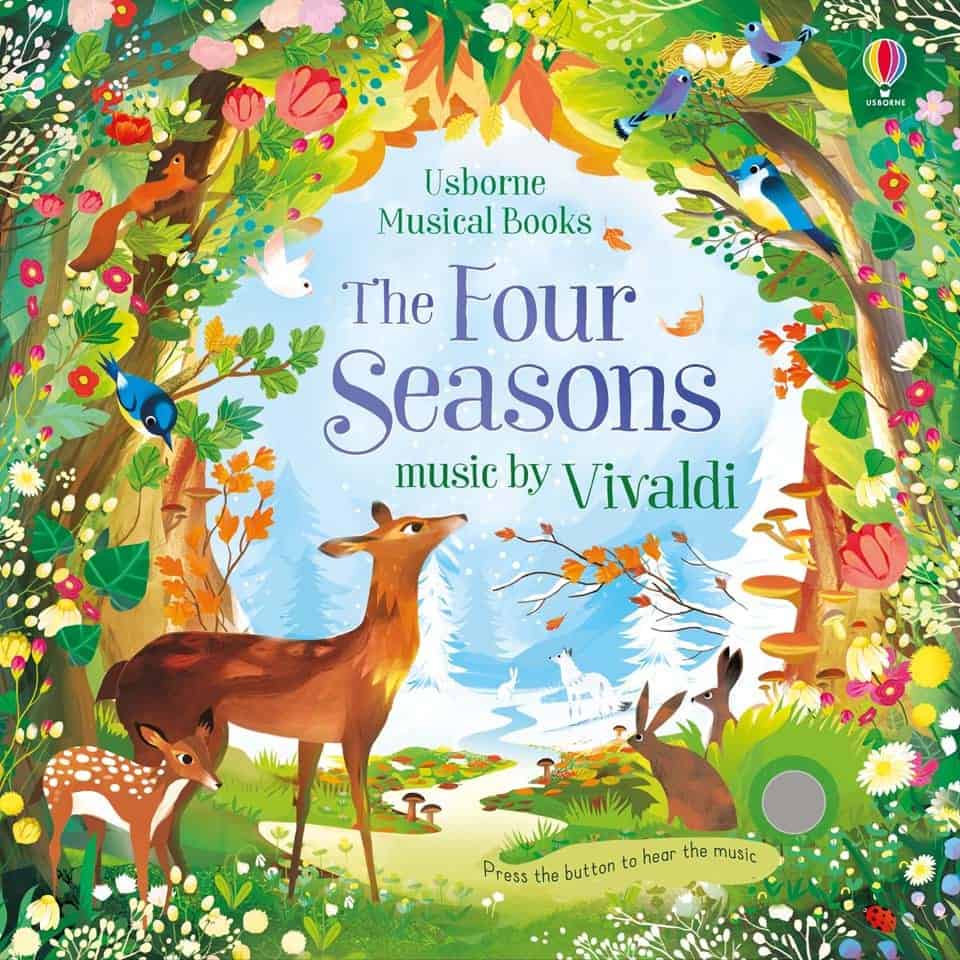 Pachet de 5 carti cu sunete – Carnival Sounds, Calming Sounds, Woodland Sounds, Bird Sounds, The Four Seasons Sounds