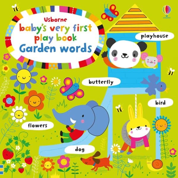 Carte senzoriala – Baby's very first playbook garden words 1