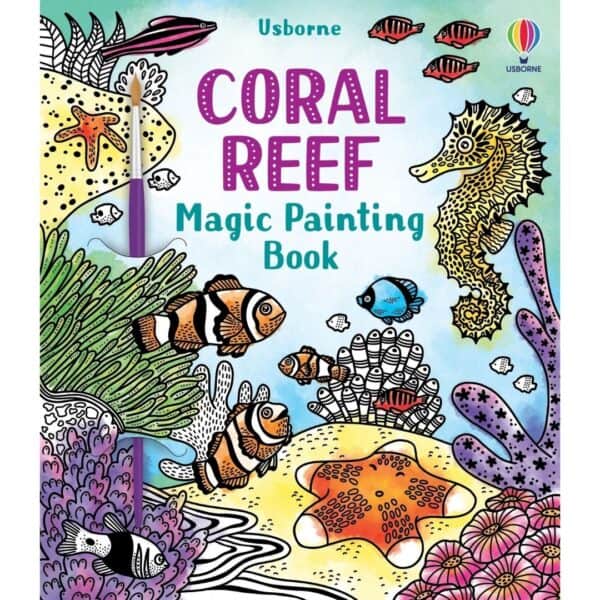 Carte de pictat cu apa - Coral Reef Magic Painting Book 1