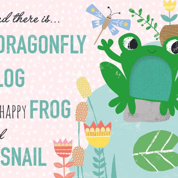 Carte Felt Friends - First Words in the Garden 1