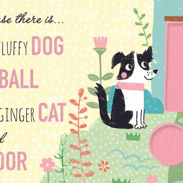 Carte Felt Friends - First Words in the Garden 2