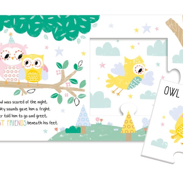 Carte cu puzzle Pull Out Jigsaw - Forest Friends 1