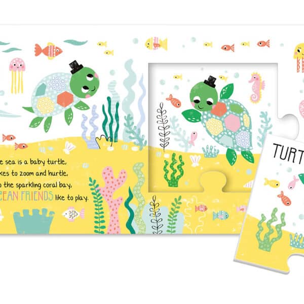 Carte cu puzzle Pull Out Jigsaw - Ocean Friends 1