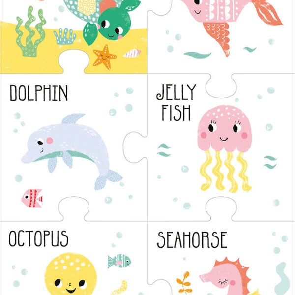 Carte cu puzzle Pull Out Jigsaw - Ocean Friends 3