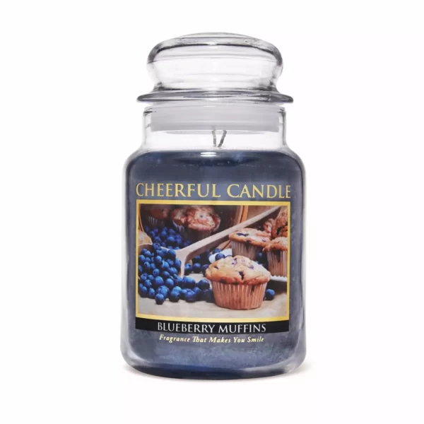 Lumanare parfumata - Cheerful candle - aroma Blueberry Muffins - Mic - 170g 1