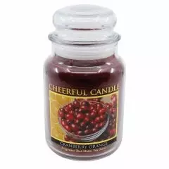 Lumanare parfumata - Cheerful candle - aroma Cranberry Orange - Mic - 170g 1