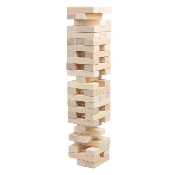 Wooden Tower Game - 54 pcs 2