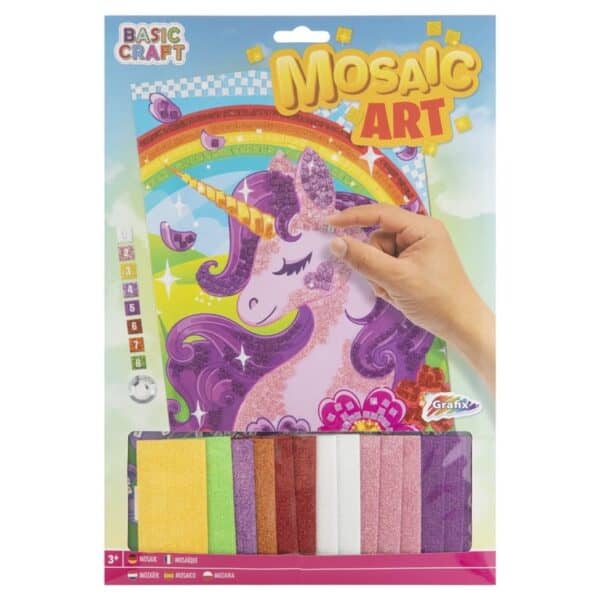 Mosaic Art A4 - Unicorn 1