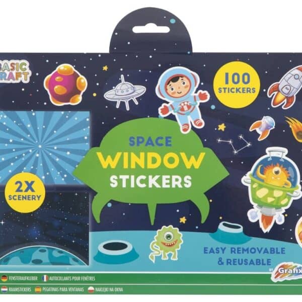 Space Window Stickers - over 100 pcs 1