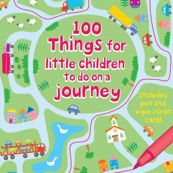 Carte cu activitati scrie si sterge - 100 Things for little children to do on a journey 1