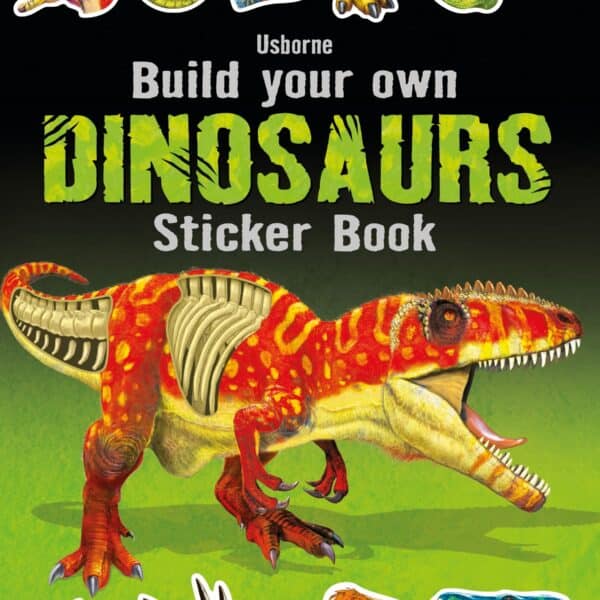 Carte cu stickere - Build your own Dinosaurs Sticker book 1