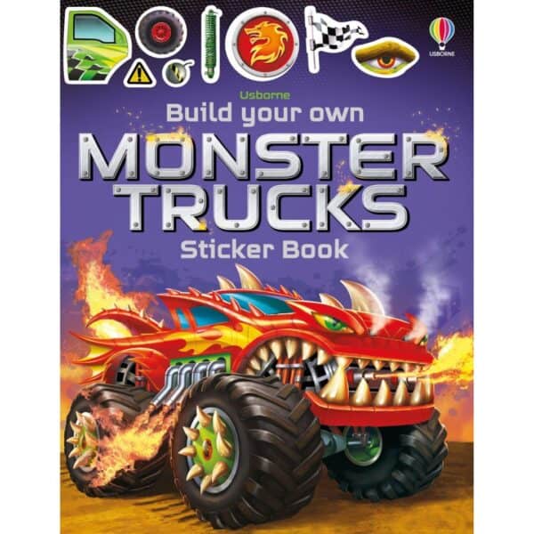 Build your own Monster Trucks Sticker Book 1