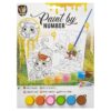 Paint By Number A4 - 6 paints&brush - Yellow 1