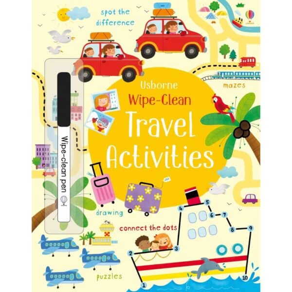 Carte cu activitati scrie si sterge - Wipe-Clean Travel Activities 1