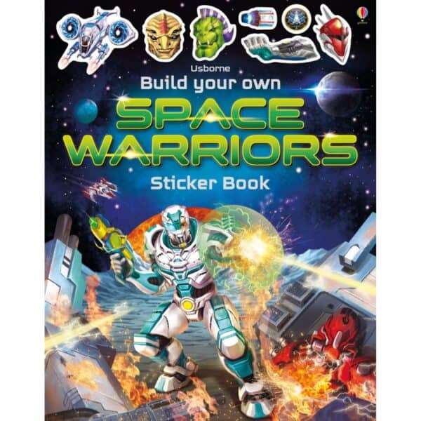 Carte cu stickere - Build Your Own Space Warriors Sticker Book 1