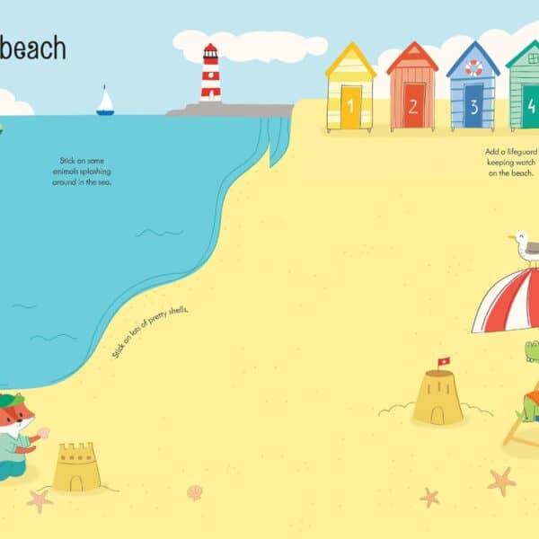 Carte cu stickere - Little First Stickers Summer 3