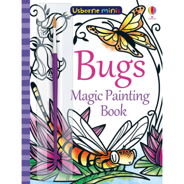 Carte de pictat cu apa – Bugs Magic Painting Book