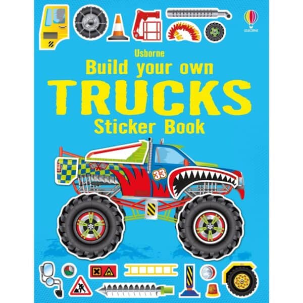 Carte pentru copii - Build your own Trucks Sticker book 1