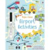 Carte cu activitati scrie si sterge - Wipe-Clean: Airport Activities 1
