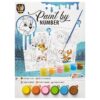 Paint By Number A4 - 6 paints&brush - Blue 1