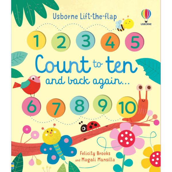 Lift-the-flap Count to ten and back again
