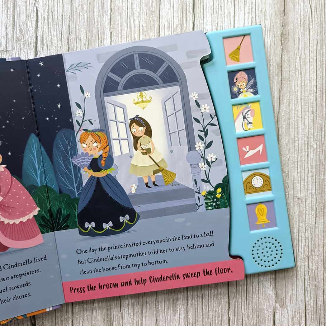 Carte pentru copii - Cinderella 6 Button Sound Book