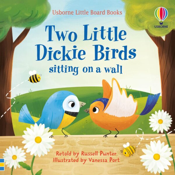 Carte Little Board Books: Two little dickie birds sitting on a wall, Usborne, + 18 luni