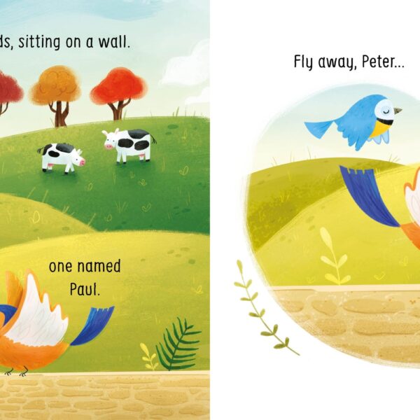 Alternative view of Carte Little Board Books: Two little dickie birds sitting on a wall, Usborne, + 18 luni