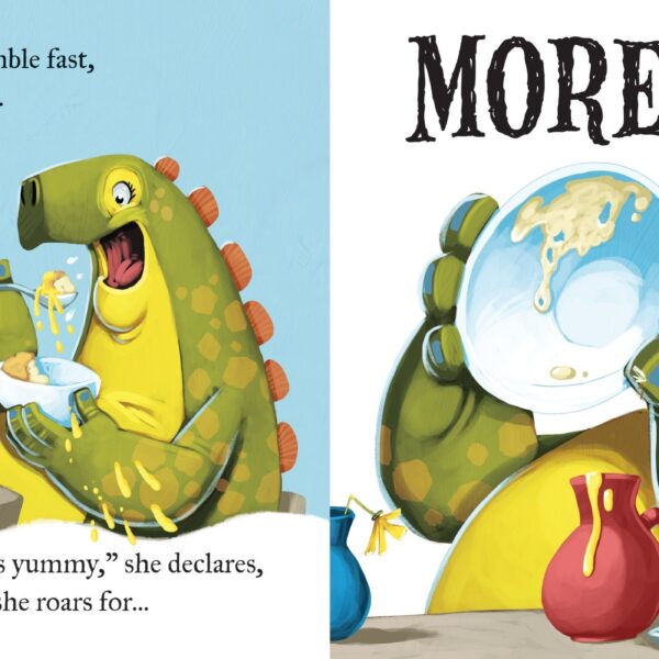 Alternative view of Carte The Dinosaur who Roared For More, Usborne, + 18 luni