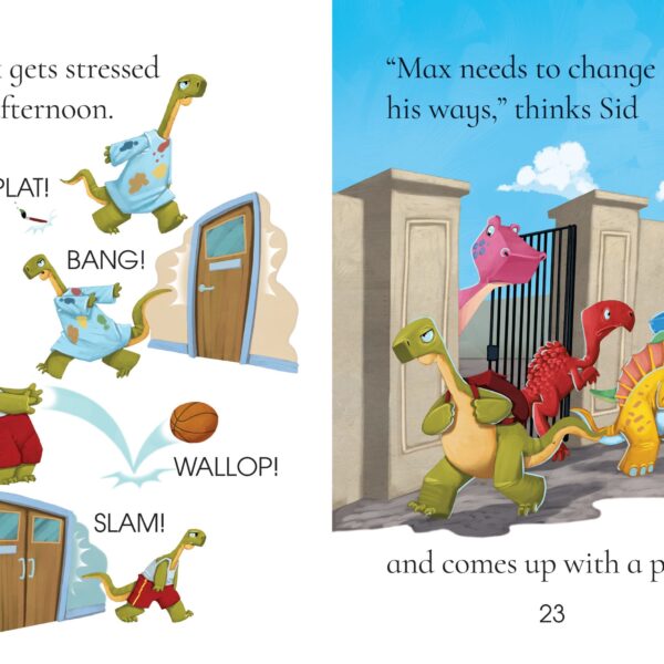 Alternative view of Carte The Dinosaur Who Slammed the Door, Usborne , + 4 ani