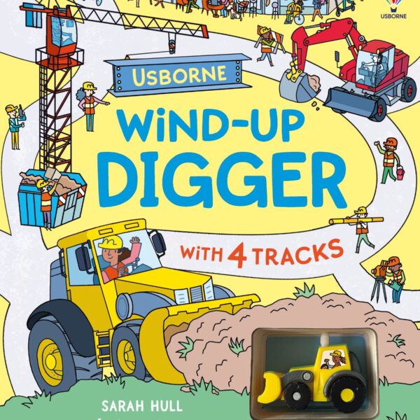 Carte Wind-up Digger, Usborne, + 3 ani
