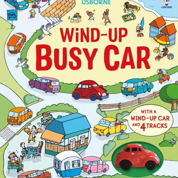 Carte Wind-Up Busy Car, Usborne, + 3 ani