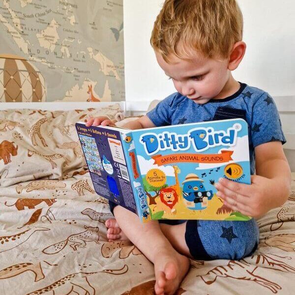 Alternative view of Carte muzicala Safari Animal Sounds, Ditty Bird, +6 luni