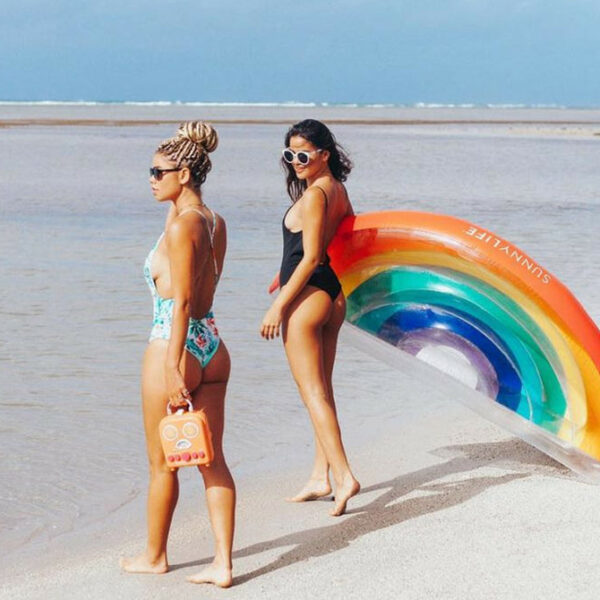 Saltea gonflabila - Curcubeu