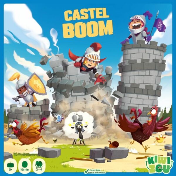 Joc de societate - Castle Boom, Kiwizou, 5 + ani