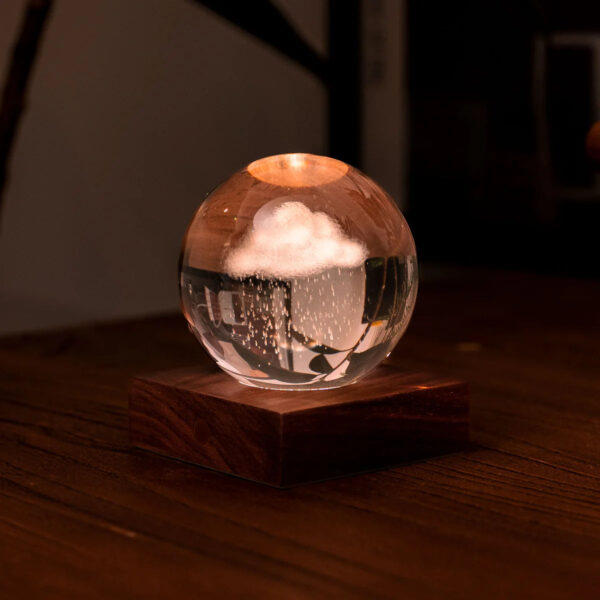 Lampa cristal 3D Cloud