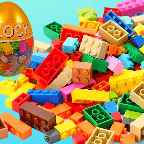 Alternative view of Set constructie Egg Block – 170 piese pentru copii